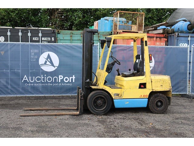Heftruck hyster h3.00xm diesel 2750kg 4.91m 2003 - afbeelding 1 van  1