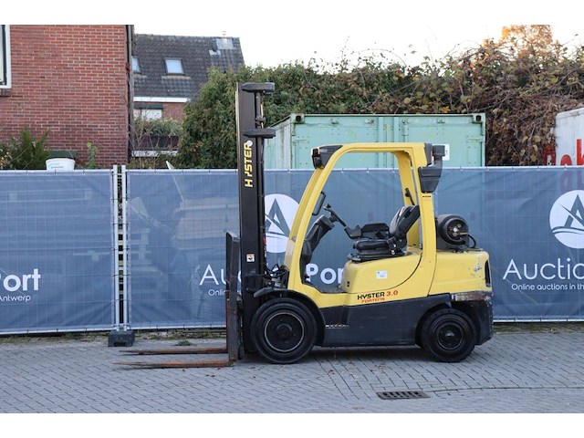 Heftruck hyster h3.0ft lpg 1920kg 4.91m 2008 - afbeelding 1 van  1
