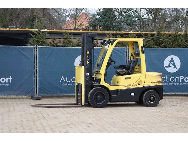 Heftruck hyster h3.5ft diesel 3390kg 3.6m 2007 - afbeelding 1 van  1