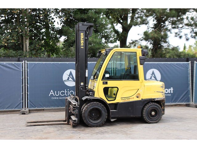 Heftruck hyster h4.0ft6 diesel 2420kg 6.6m 2010 - afbeelding 1 van  1