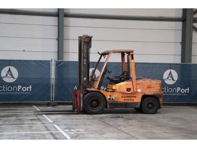 Heftruck hyster h5.00xm diesel 5500kg 4.05m 2002 - afbeelding 1 van  1