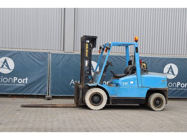 Heftruck hyster h5.00xm lpg 4590kg 5.0m 2000 - afbeelding 1 van  1