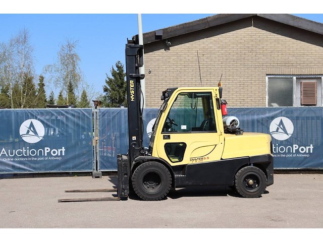 Heftruck hyster h5.5ft lpg 5000kg 4.7m 2010 - afbeelding 1 van  1
