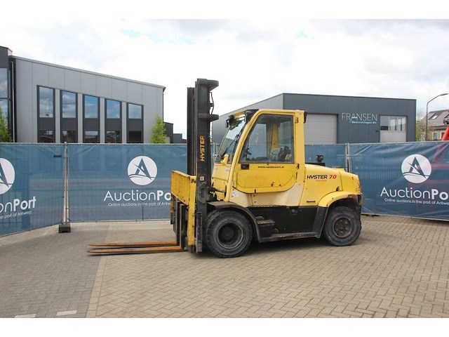 Heftruck hyster h7.0ft diesel 6600kg 4m 2007 - afbeelding 1 van  1