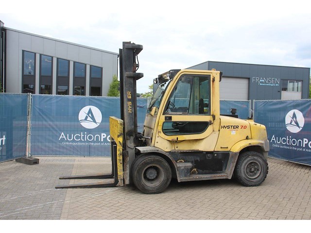 Heftruck hyster h7.0ft diesel 7000kg 4.0m 2007 - afbeelding 1 van  1