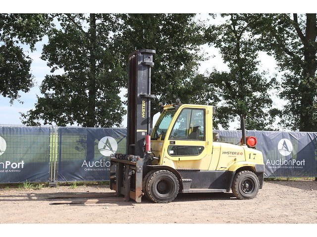 Heftruck hyster h8.0ft9 lpg 8000kg 2010 - afbeelding 1 van  1
