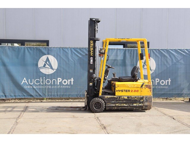 Heftruck hyster j2.00xmt elektrisch 1870kg 4.33m 2001 - afbeelding 1 van  1