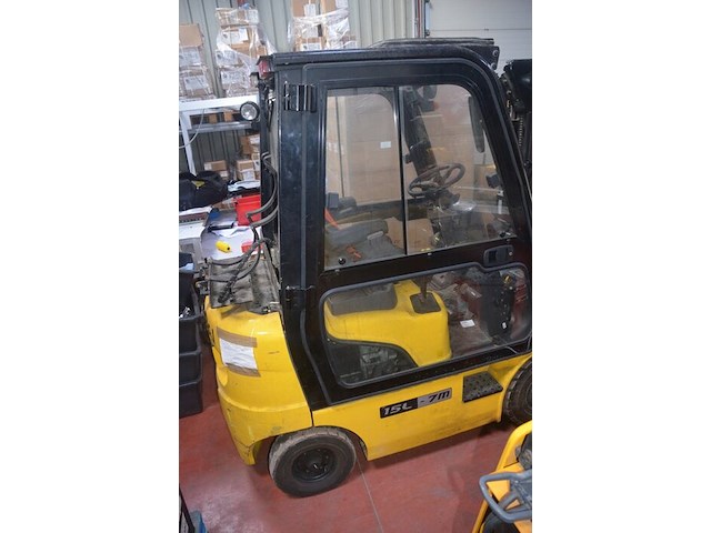 Heftruck hyundai 15l-7m serienummer hhkhhh13eg0000454 met doosklemmen - afbeelding 8 van  19