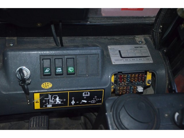 Heftruck hyundai 15l-7m serienummer hhkhhh13eg0000454 met doosklemmen - afbeelding 17 van  19