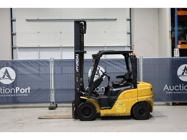 Heftruck hyundai 25d-9 diesel 2330kg 5.0m 2017 - afbeelding 1 van  1