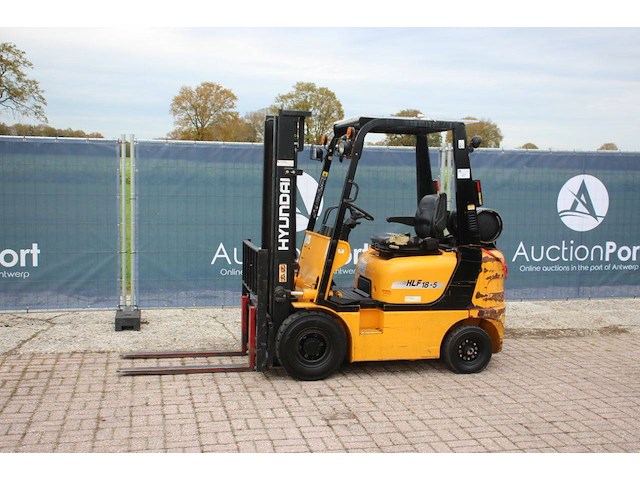 Heftruck hyundai hlf 18-5 lpg 1750kg 3.3m - afbeelding 1 van  1