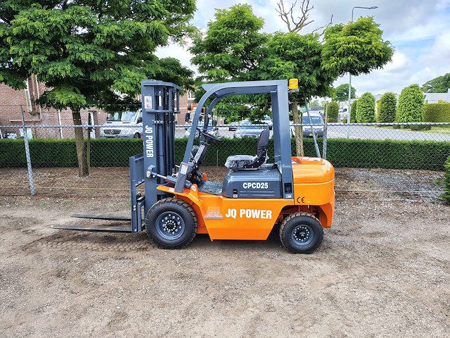 Heftruck jq power cpcd25 diesel 2500kg 3.0m 2025 nieuw - afbeelding 1 van  1