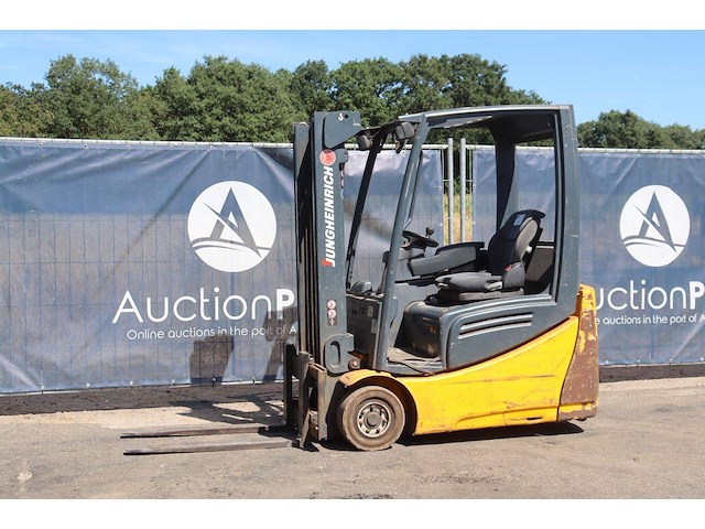 Heftruck jungheinrich efg 216k elektrisch 1600kg 3.1m 2012 - afbeelding 1 van  1