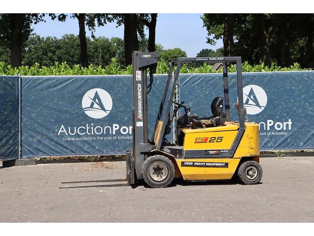 Heftruck jungheinrich efg 25 elektrisch 1999 - afbeelding 1 van  1