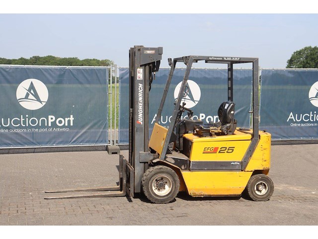 Heftruck jungheinrich efg 25 elektrisch 2400kg 1999 - afbeelding 1 van  1