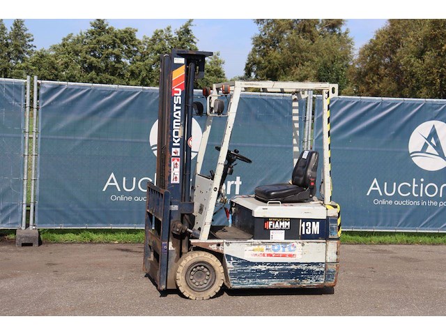 Heftruck komatsu eb13m-2 elektrisch 1300kg 4.53m 1993 - afbeelding 1 van  1