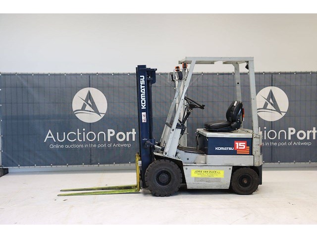 Heftruck komatsu fb15-5 elektrisch 1500kg 4.0m - afbeelding 1 van  1