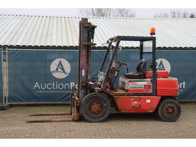 Heftruck komatsu fd35t-5e diesel 3500kg 3.3m 1992 - afbeelding 1 van  1
