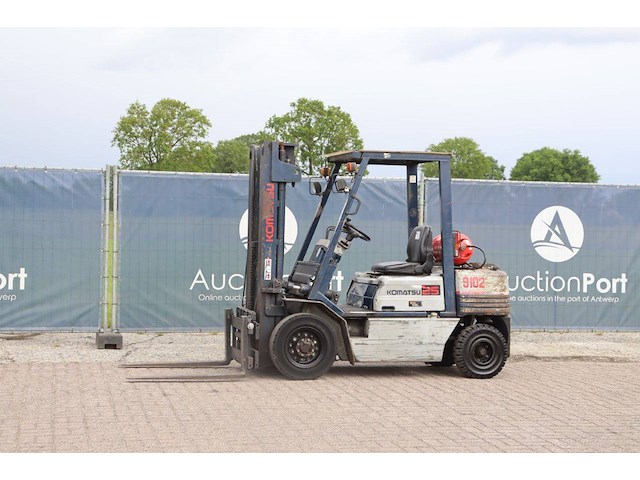 Heftruck komatsu fg25t-11e lpg 2500kg 4m 1989 - afbeelding 1 van  1