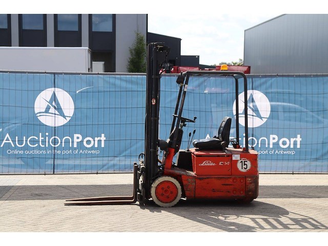 Heftruck linde e14 elektrisch 1400kg 3.5m 1994 - afbeelding 1 van  1