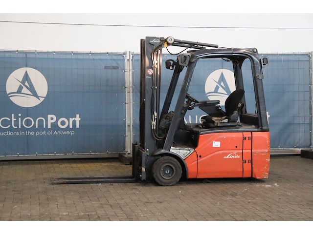 Heftruck linde e16-01 elektrisch 1600kg 3.19m 2013 - afbeelding 1 van  1