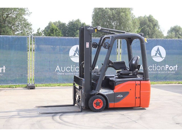 Heftruck linde e16c-02 elektrisch 1600kg 4.0m 2017 - afbeelding 1 van  1