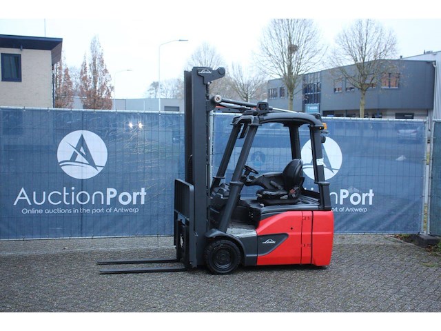 Heftruck linde e16c-02 elektrisch 1600kg 7m 2017 - afbeelding 1 van  1