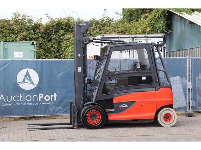 Heftruck linde e40hl-01/600 elektrisch 4000kg 6.2m 2017 - afbeelding 1 van  1