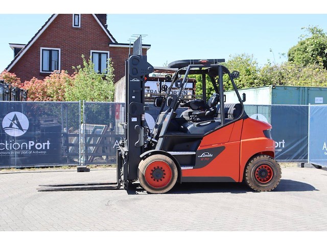 Heftruck linde e70-01 elektrisch 7000kg 2020 - afbeelding 1 van  1