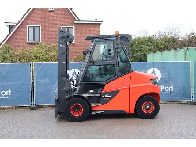 Heftruck linde e80-01/900 elektrisch 8000kg 7m 2018 - afbeelding 1 van  1