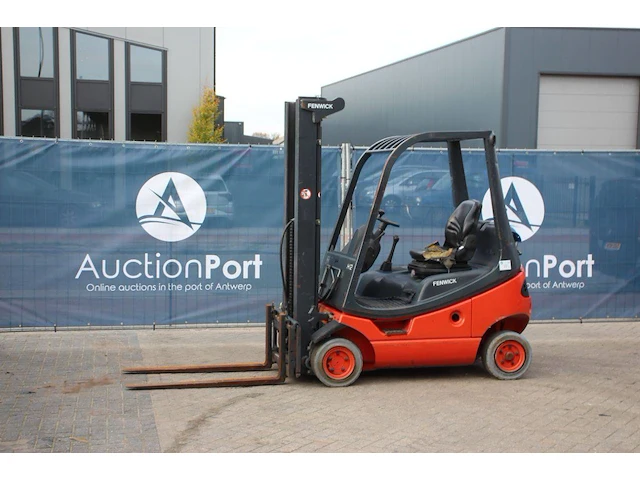Heftruck linde h12t-03 lpg 1200kg 2001 - afbeelding 1 van  1