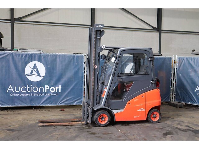Heftruck linde h16t-01 lpg 1600kg 2015 - afbeelding 1 van  1
