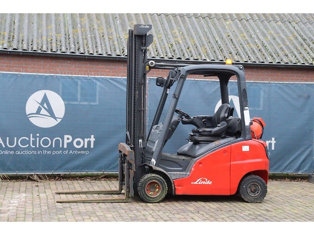 Heftruck linde h20t-01 lpg 2000kg 6.8m 2016 - afbeelding 1 van  1