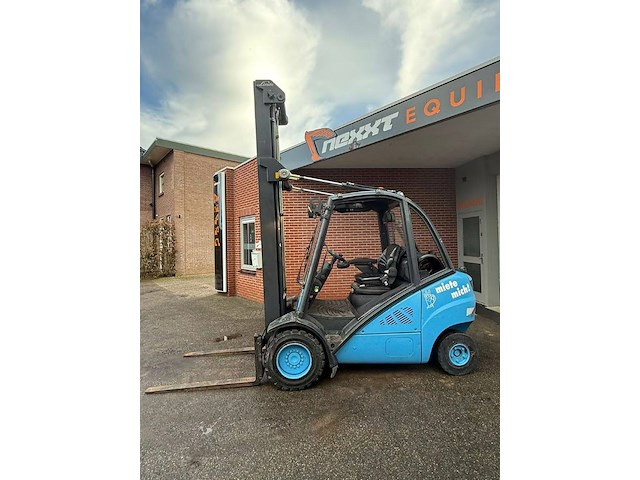 Heftruck linde h25t lpg 2500kg 7m 2009 - afbeelding 1 van  1