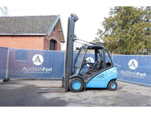 Heftruck linde h25t lpg 2500kg 8.3m 2009 - afbeelding 1 van  1