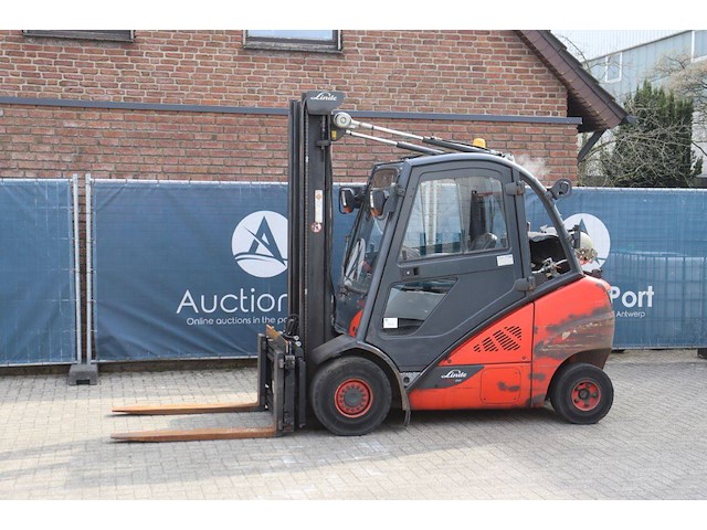 Heftruck linde h30t-02 lpg 3000kg 5.5m 2014 - afbeelding 1 van  1