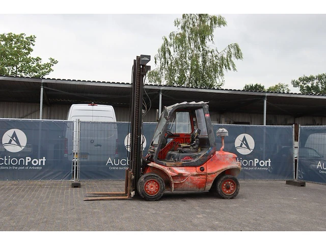 Heftruck linde h40d-04 diesel 4000kg 5.5m 2001 - afbeelding 1 van  1
