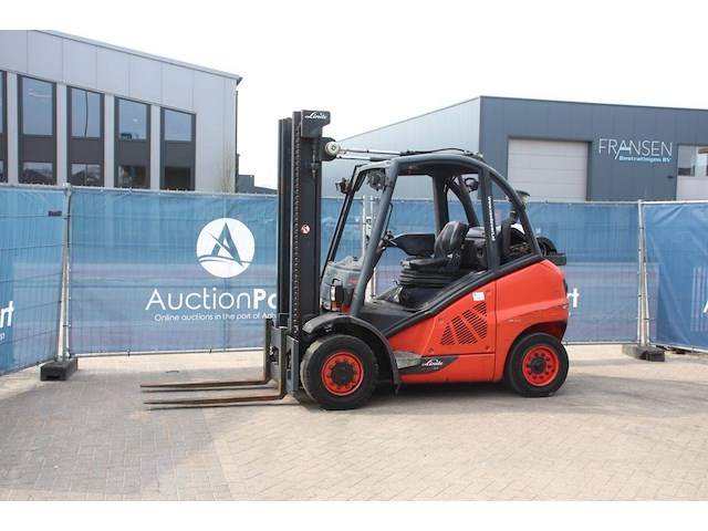 Heftruck linde h40t-02 lpg 4000kg 5.0m 2014 - afbeelding 1 van  1