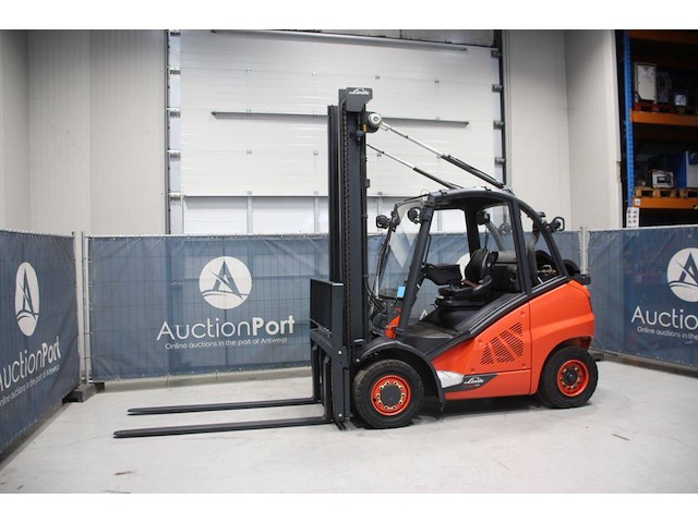 Heftruck linde h40t-02 lpg 4000kg 5.0m 2016 - afbeelding 1 van  1