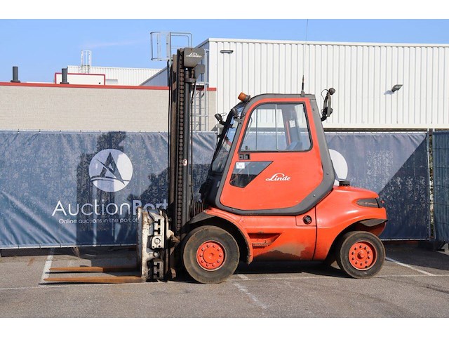 Heftruck linde h45d-04 diesel 4500kg 4.35m 2000 - afbeelding 1 van  1