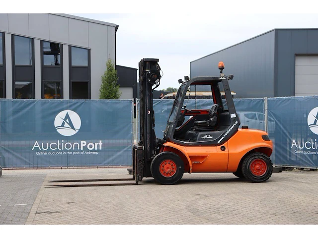 Heftruck linde h45d-04/600 diesel 4500kg 6.55m 2003 - afbeelding 1 van  1