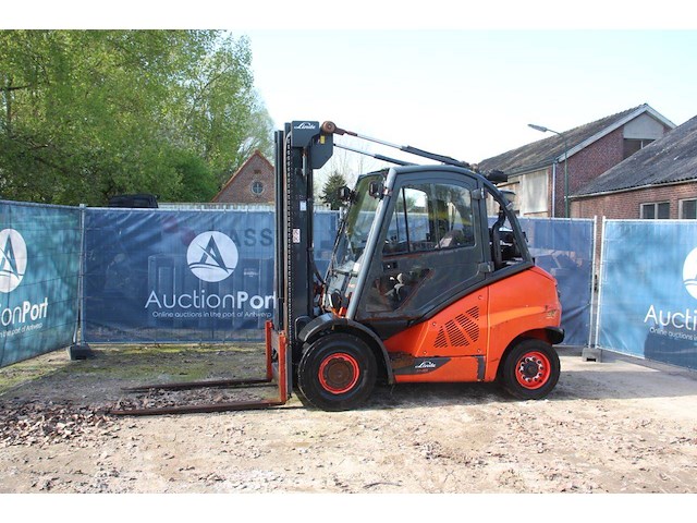 Heftruck linde h45t-02 lpg 4500kg 7m - afbeelding 1 van  1