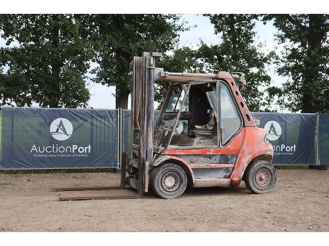 Heftruck linde h60d-02 diesel 6000kg 2000 - afbeelding 1 van  1