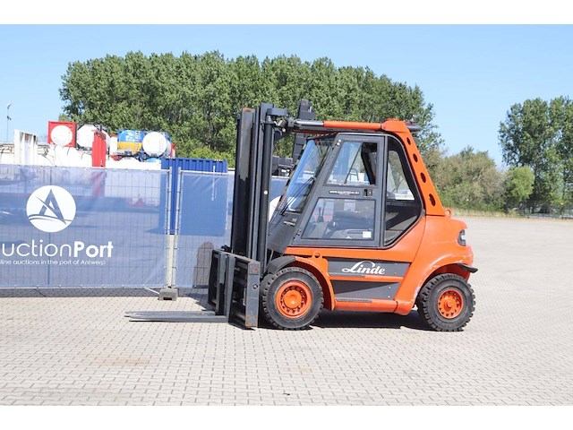 Heftruck linde h60d-02 diesel 6000kg 3.3m 2003 - afbeelding 1 van  1
