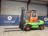 Heftruck linde h60d diesel 6000kg 3.75m 1986 - afbeelding 1 van  1