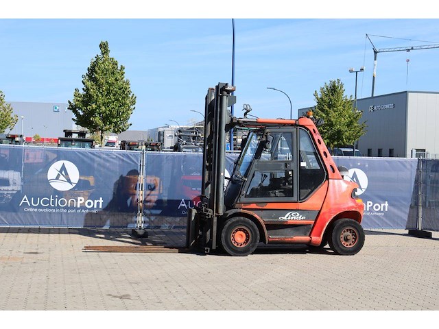 Heftruck linde h70d-03 diesel 7000kg 4.45m 2004 - afbeelding 1 van  1