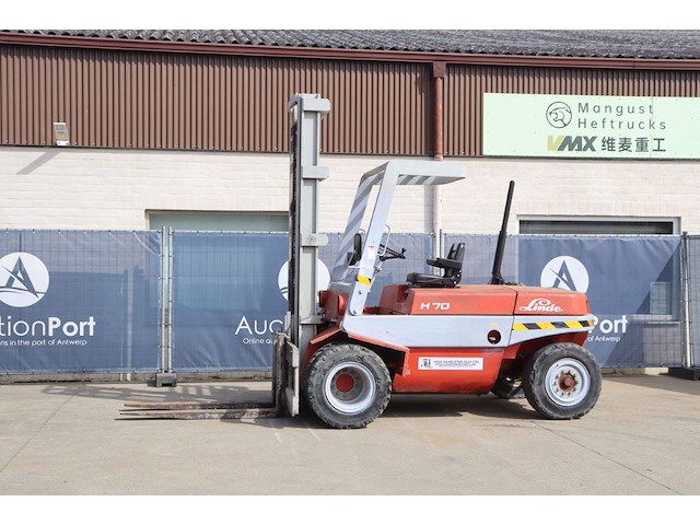 Heftruck linde h70d diesel 7000kg 3m 1982 - afbeelding 1 van  1
