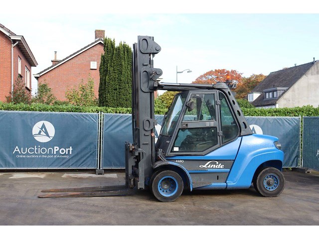 Heftruck linde h80d-900 diesel 8000kg 2012 - afbeelding 1 van  1