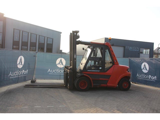 Heftruck linde h80d/900-03 diesel 8000kg 3.75m 2007 - afbeelding 1 van  1