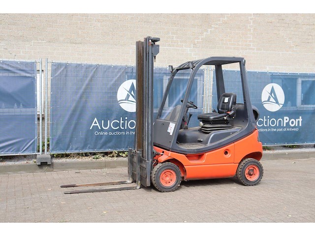 Heftruck linde r16t lpg 1600kg 3.7m 1991 - afbeelding 1 van  1